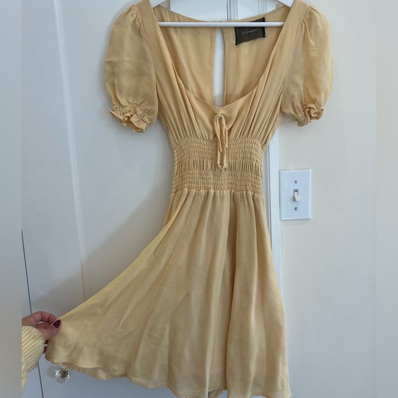 Reformation yellow mini dress, 2 - Picture 6 of 10